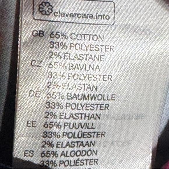 H&M Navy and Pink Patterned Pants Size 8 - Picture 4 of 6